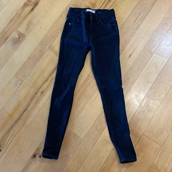 Madewell 9” super high jean in black size 25 - Picture 2 of 2